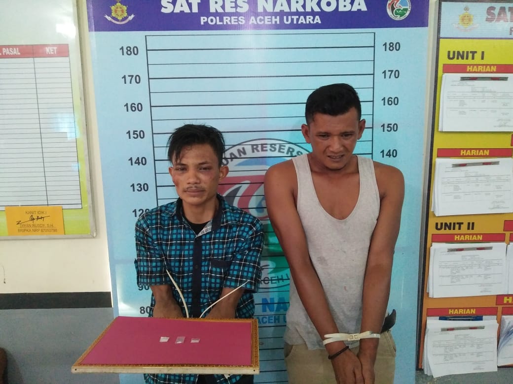 Photo of Dua Pengedar Sabu Di Aceh Utara Dibekuk Polisi