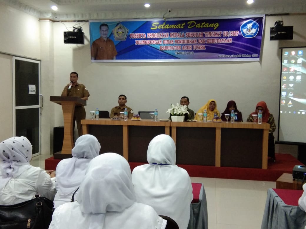 Photo of Kepsek SD & SMP Di Aceh Utara Ikut Pelatihan Penguatan Kompetensi