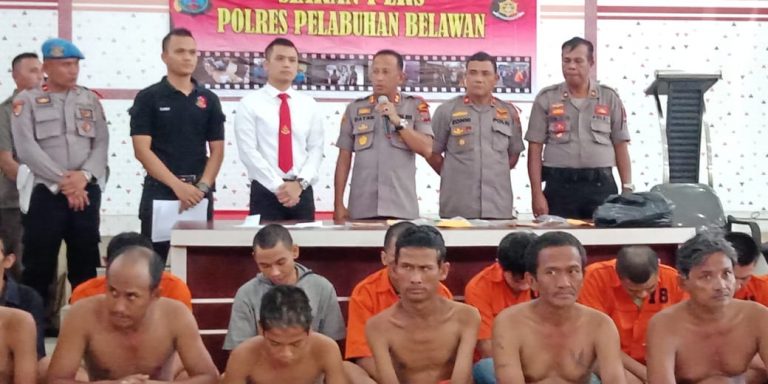 Sat Reskrim Polres Pelabuhan Belawan Ringkus Pelaku Kejahatan