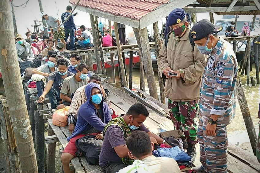 Photo of TNI AL Kembali Amankan 44 Pekerja Migran Ilegal Di Labura
