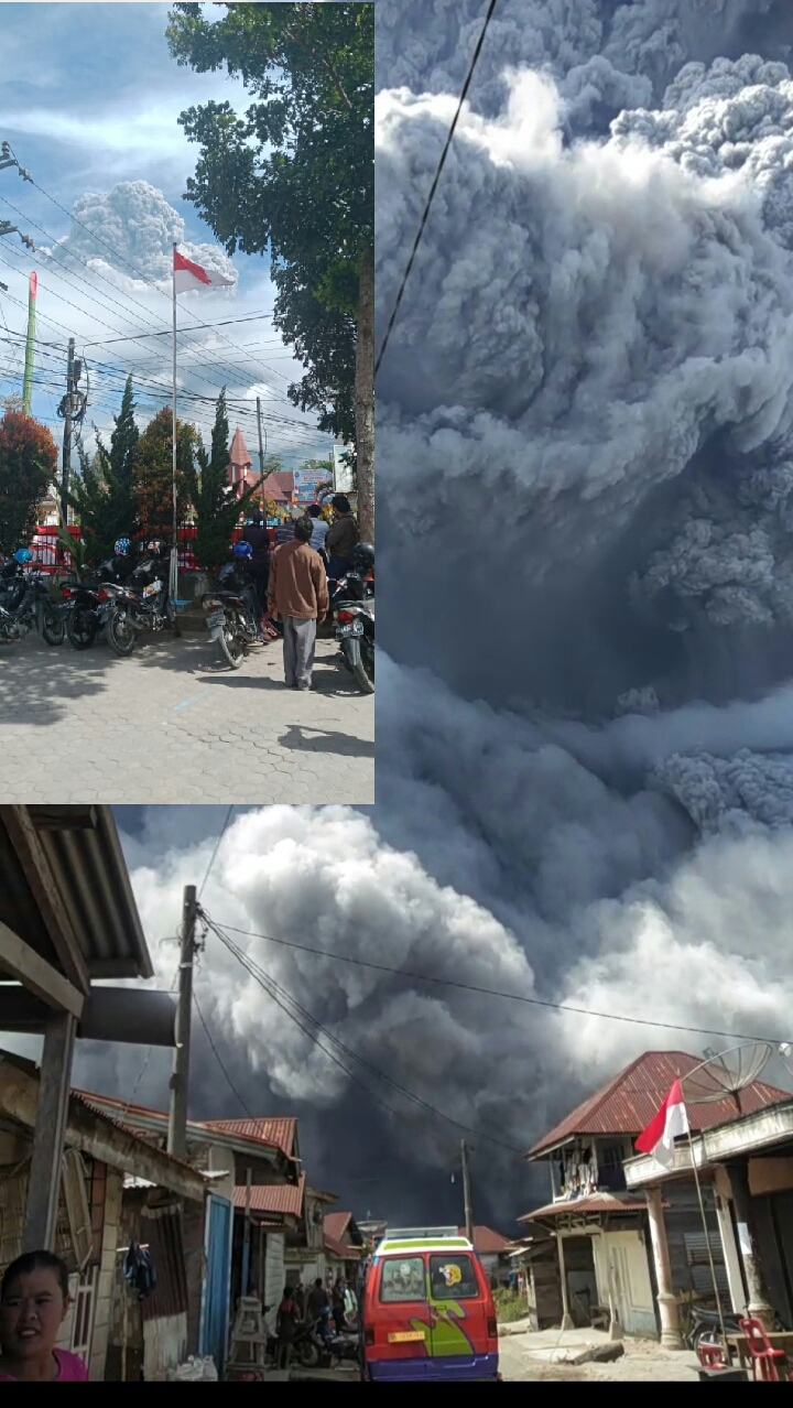 Photo of Gunung Sinabung Kembali Meletus, Abu Vulkanik Mengarah Ke Timur-Tenggara