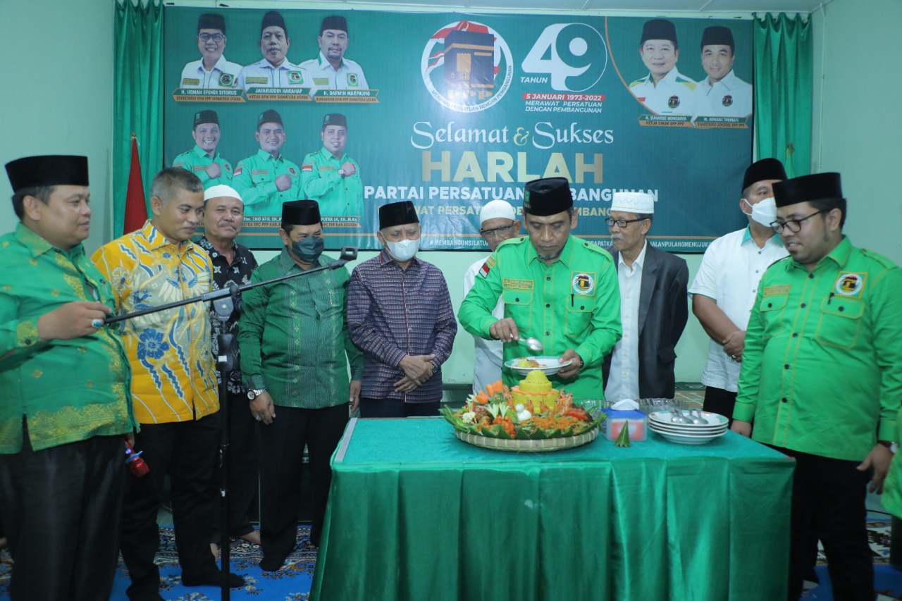 Bupati Dan Wakil Bupati Asahan Hadiri Harlah PPP Ke-49