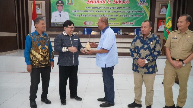 Photo of MoU Pemkab Langkat & Ombudsman RI
