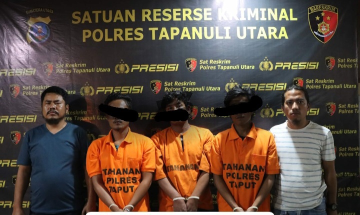 Photo of Bongkar Sindikat Curanmor, 5 Tersangka Ditangkap Satreskrim Polres Taput