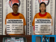 Pasutri Edar 5,11 Gram Sabu Ditangkap Polres Siantar