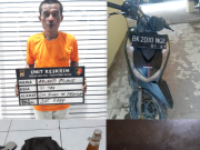 Pedagang Madu Keliling Rampas Emas Warga Itu Kini Nginap di Polsek Delitua