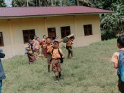 Miris, Anak SD Belajar Tanpa Fasilitas Layak di Langkat