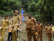 Pj Gubernur Sumut Tinjau Lokasi Longsor Sibolangit, Minta Masyarakat Tetap Waspada