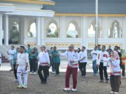 Peringati Hari Bela Negara, Pemprov Sumut Gelar Senam Bersama ASN