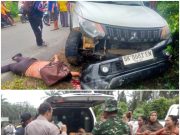 Mau Berangkat Sekolah, Pelajar Tewas Tertabrak Mobil di Bangun Purba