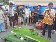 Truk Tronton LPG Tabrak Sepeda Motor di Deli Serdang, Dua IRT Tewas