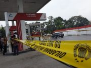 Diduga Jual Pertalite Oplosan, Polisi Segel SPBU Jalan Flamboyan Raya Medan