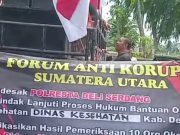 Unjuk Rasa Di DPRD dan Kejari. Massa Desak Kejaksaan Usut Kasus Dugaan Korupsi Dinkes Dan RSUD Deliserdang