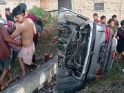 .Sri Bilah Seruduk Xenia Saat Lewati Perlintasan Tanpa Palang Pintu