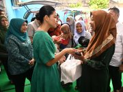 Tinjau Posyandu di Binjai, Kahiyang Ayu Harap Sinergi Posyandu dan TP-PKK Semakin Kuat