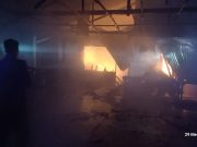 Kantor Kepala Desa Namo Tualang Deli Serdang HangusTerbakar