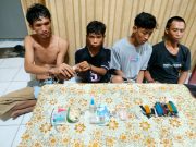 Intel Kodim 0204 DS Ringkus Empat Pengedar dan Pengguna Narkoba di Pantai Labu