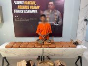 Polres Batubara Gagalkan Peredaran 25 Kg Ganja