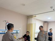 Personel Polres Langkat Dibacok Pelaku Penganiayaan