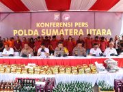 Polda Sumut, Polres Langkat dan Polres Binjai Gelar Konferensi Pers Ungkap 429 Kasus, Sita 206 Kg Sabu dan Puluhan Ribu Ekstasi