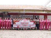 Polwan Polres Langkat Gelar Donor Darah Sambut HUT Polwan ke-77