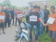 Polisi Gelar Rekontruksi Pembunuhan Siswa SMPN 4 Lubukpakam