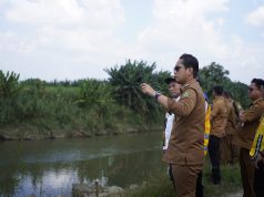 Rico Waas Tinjau Pekerjaan Floodway Sikambing-Belawan