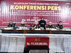 Kejati Sumut Kembali Terima Pengembalian Kerugian Negara Dugaan Korupsi Penjualan Aset PTPN I Regional 1 Senilai Rp 113 Milyar Lebih