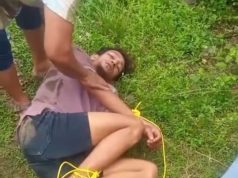 Maling Motor Digebuki Warga Jaharun