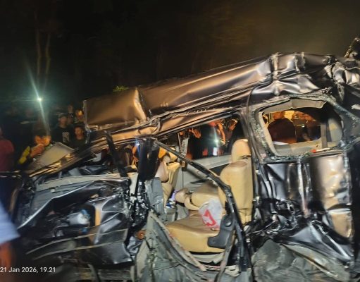 Kecelakaan Maut di Tebing Tinggi, KA Tabrak Avanza, 8 Tewas