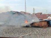 Polisi Kembali Gerebek Sarang Narkoba Bantaran Rel di Tembung, Enam Orang Diamankan