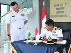 Kapal Perang India Sandar di Pelabuhan Belawan, Mempererat Kerja Sama dengan TNI AL
