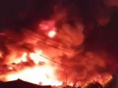 Pabrik Busa di Sunggal Terbakar