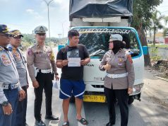 Sat Lantas Polres Langkat Gelar Ramp Check Kendaraan dalam Ops Keselamatan Toba 2026