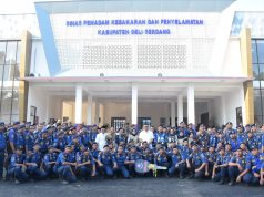 Tepat Satu Tahun Kepemimpinan, Bupati-Wabup Resmikan Kantor Damkar Deli Serdang