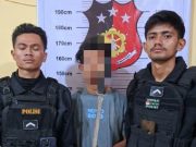 Personel Dit Samapta Polda Sumut Amankan Pemuda Bawa Samurai Saat Patroli di Belawan