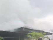 Rumah Asrama Yonif 121 Galang Kebakaran