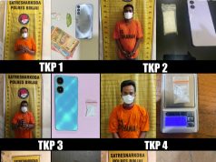 Enam Pelaku Pengedar Narkoba diringkus Polres Binjai