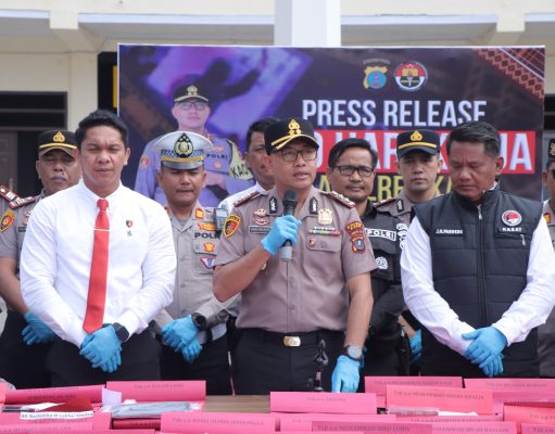 Polres Karo Tuntaskan Puluhan Kasus dalam 100 Hari, Kapolres : “Kami Tidak Bisa Bekerja Sendiri”