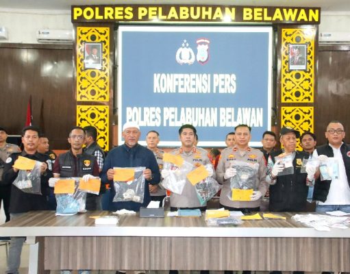 Empat Bulan, 320 Kasus Dibongkar: Polres Belawan Sikat Narkoba dan Kejahatan Jalanan