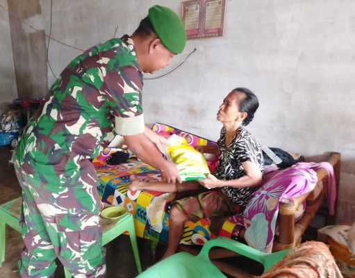 Babinsa Koramil 04/Sibiru Biru Giat Jumat Berkah