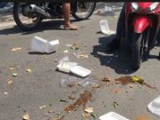 Makanan Basi, Siswa SMPN 1 Pantai Labu Buang MBG Ke Jalanan