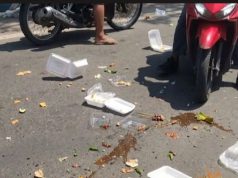 Makanan Basi, Siswa SMPN 1 Pantai Labu Buang MBG Ke Jalanan