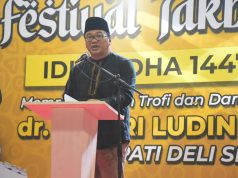 Bupati Pastikan Festival Takbir Akbar Hamparan Perak Masuk Agenda Tahunan Deli Serdang