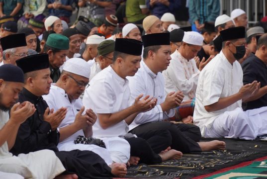Wujud Kebersamaan dan Kepedulian, Rutan Kelas I Medan Gelar Salat Idul Adha dan Pemotongan Hewan Kurban