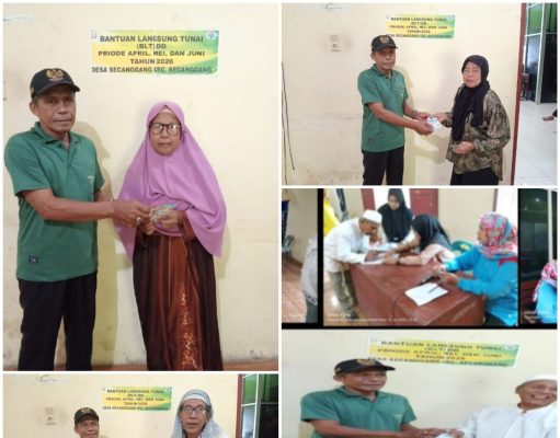 Pemdes Secanggang Salurkan Dana Bantuan untuk 26 Lansia