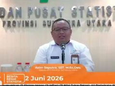 Mei 2026, Inflasi Tahunan Sumut Capai 4,35 %