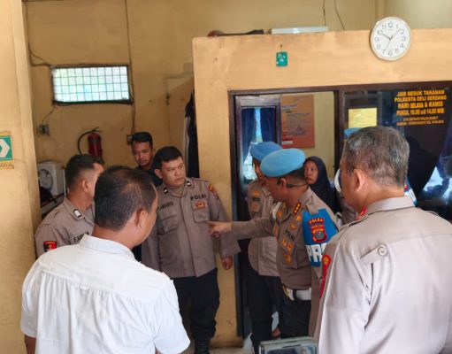 Bid Propam Polda Sumut Laksanakan Gaktibplin di Polresta Deli Serdang