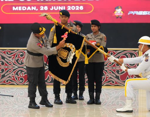 Kapolda Sumut Pimpin Upacara Pemuliaan Nilai-Nilai Tribrata, Perkuat Integritas Personel Sambut Hari Bhayangkara ke-80