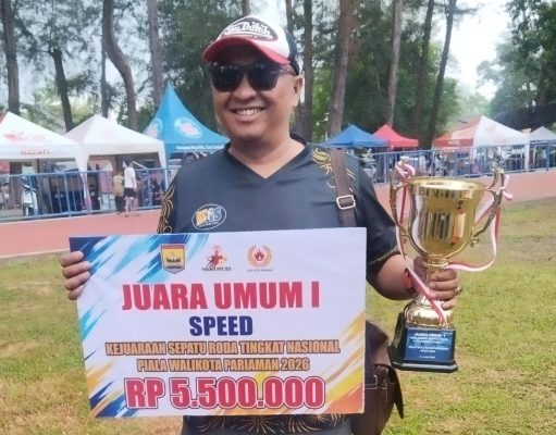 Raih 14 Emas, MIS Medan Pertahankan Gelar Juara Umum Kejurnas Sepatu Roda Piala Wali Kota Pariaman